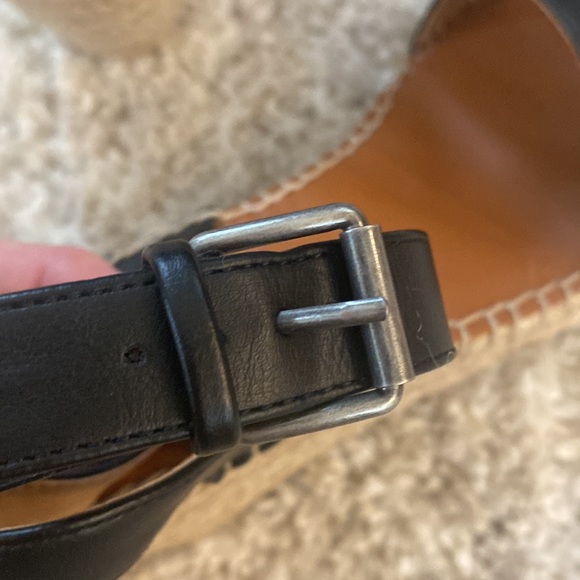 FARYL by farylrobin black sandal wedges size 6 - Picture 7 of 11